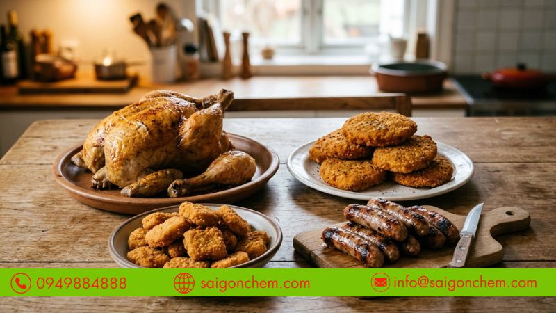 Tăng mùi thơm cho các sản phẩm thịt chế biến