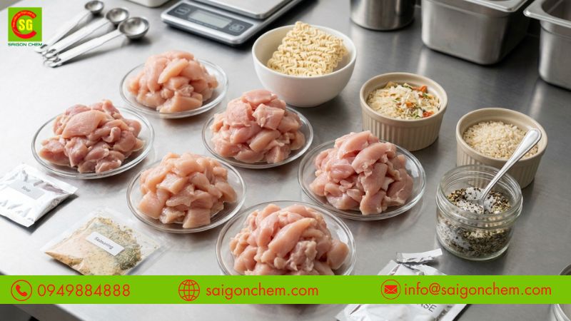 Hương thịt gà dùng cho mì ăn liền và snack