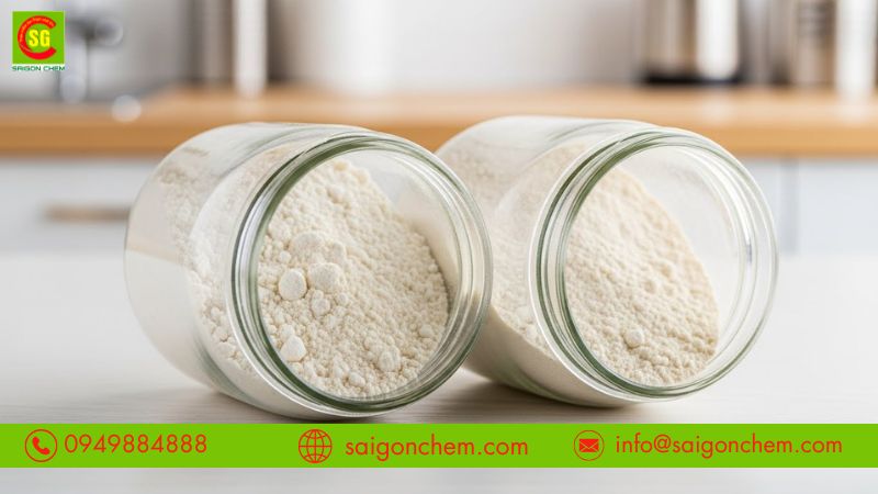 Công dụng của xanthan gum và guar gum trong thực phẩm
