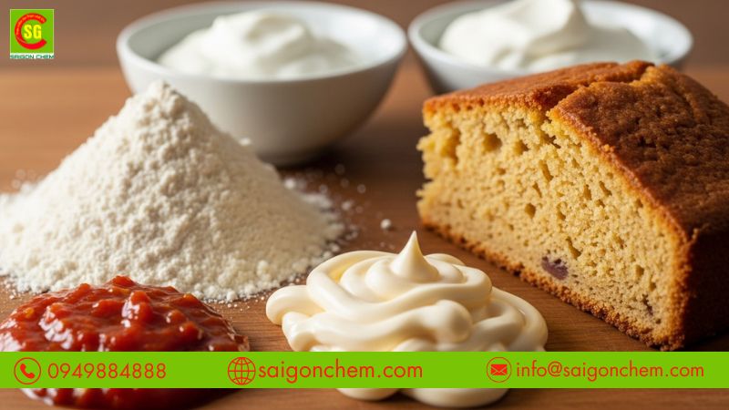 Chất làm dày E415 được ứng dụng trong nhiều loại thực phẩm