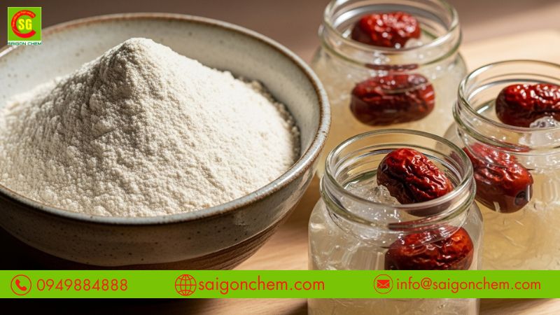 Giới thiệu về Xanthan Gum chống lắng cặn yến chưng