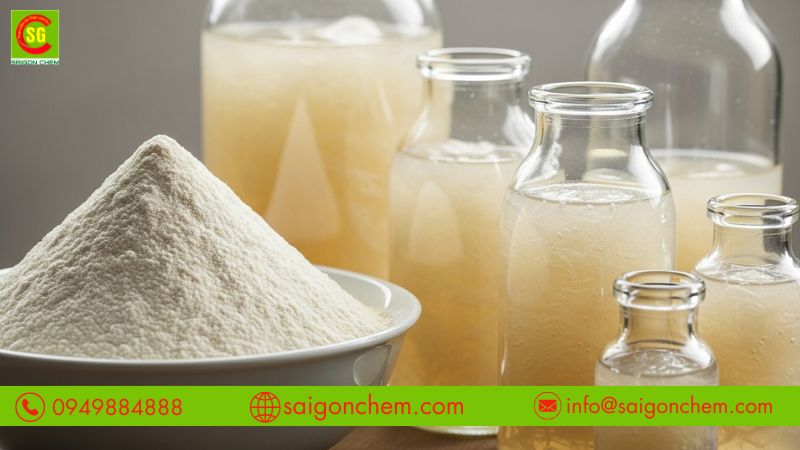 Lưu ý sử dụng Xanthan Gum đúng kỹ thuật