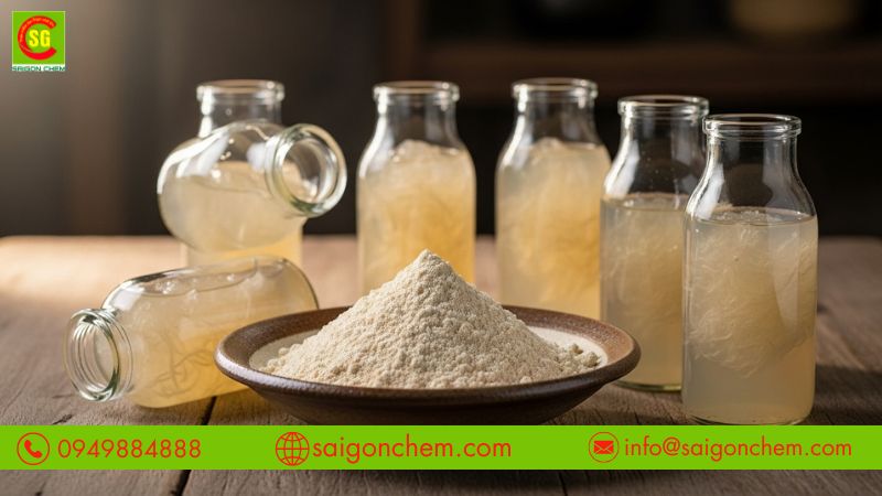 Ứng dụng chất ổn định E415 trong các loại nước yến