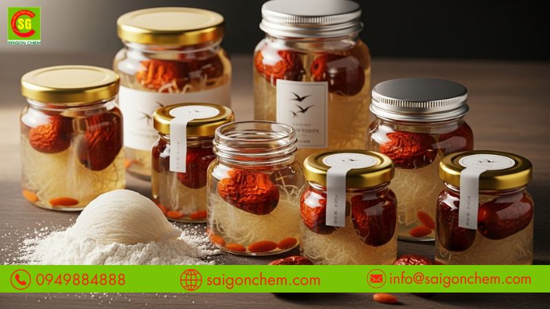 Ứng dụng phụ gia tạo sánh trong các loại sản phẩm yến sào