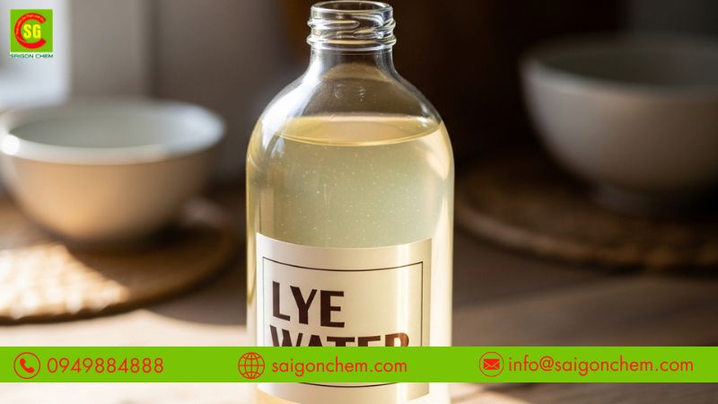 Nước tro tàu tạo môi trường kiềm cho thực phẩm