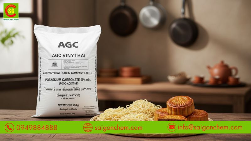 Ứng dụng K2CO3 rộng rãi trong chế biến thực phẩm