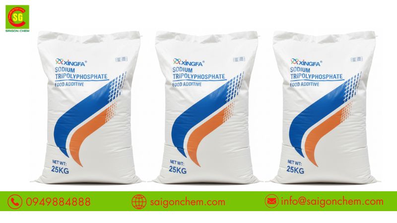 Sodium Tripolyphosphate (STPP) dạng bột trắng dễ tan