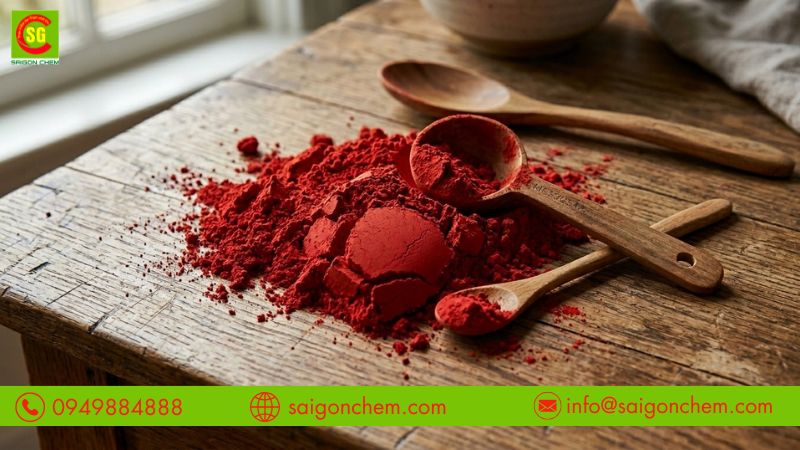 Màu đỏ gạch giữ sắc ổn định sau chế biến và bảo quản