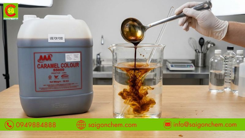 Liều lượng sử dụng và bảo quản màu caramel AAA S5000 hiệu quả