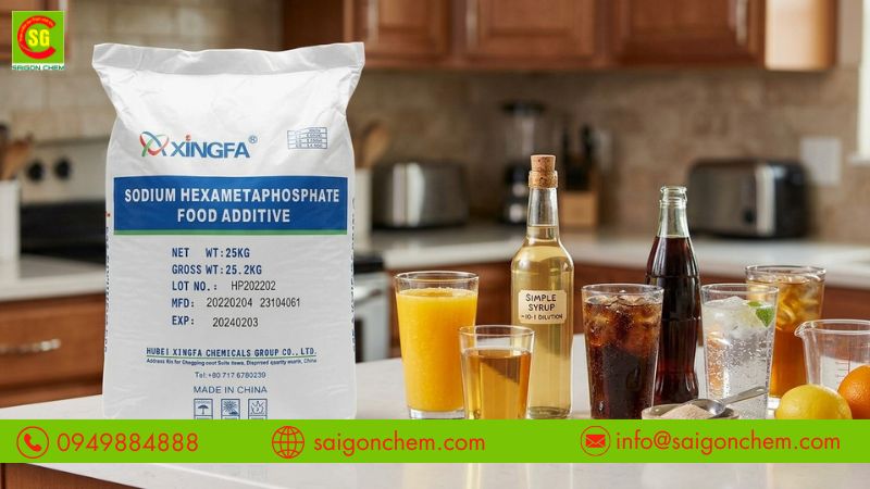 Giúp đồ uống ổn định chất lượng và hạn chế tạo cặn
