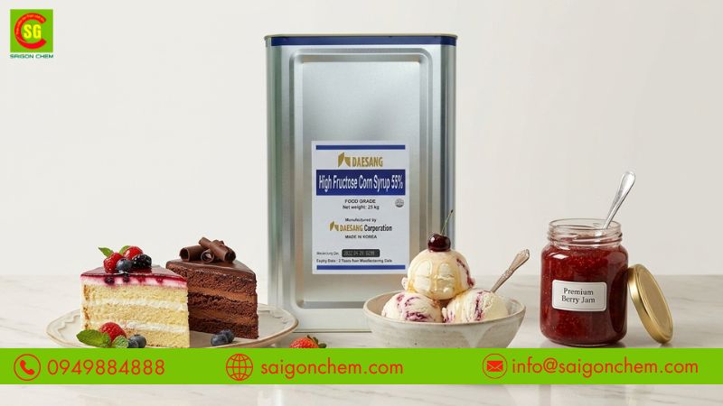 Đường High Fructose giúp bánh kẹo mềm và hạn chế kết tinh đường