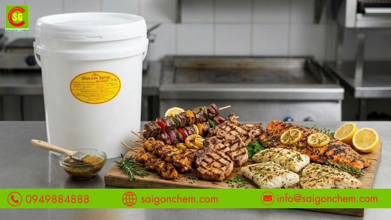 Glucose Syrup giúp món nướng có màu đẹp hấp dẫn