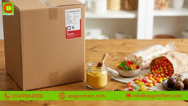 Bột lòng đỏ trứng giúp tăng độ béo và màu sắc thực phẩm